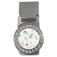 Flower Branch Corolla Wreath Lease Money Clips (cz)  by Grandong