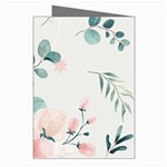 Flower Branch Corolla Wreath Lease Greeting Cards (Pkg of 8) Right