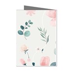 Flower Branch Corolla Wreath Lease Mini Greeting Cards (Pkg of 8) Left