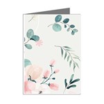 Flower Branch Corolla Wreath Lease Mini Greeting Cards (Pkg of 8) Right