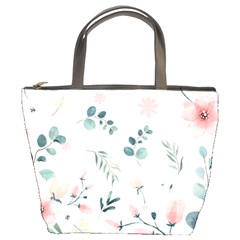 Flower Branch Corolla Wreath Lease Bucket Bag by Grandong