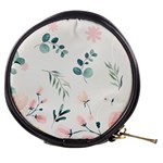 Flower Branch Corolla Wreath Lease Mini Makeup Bag Front