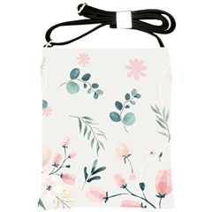 Flower Branch Corolla Wreath Lease Shoulder Sling Bag by Grandong