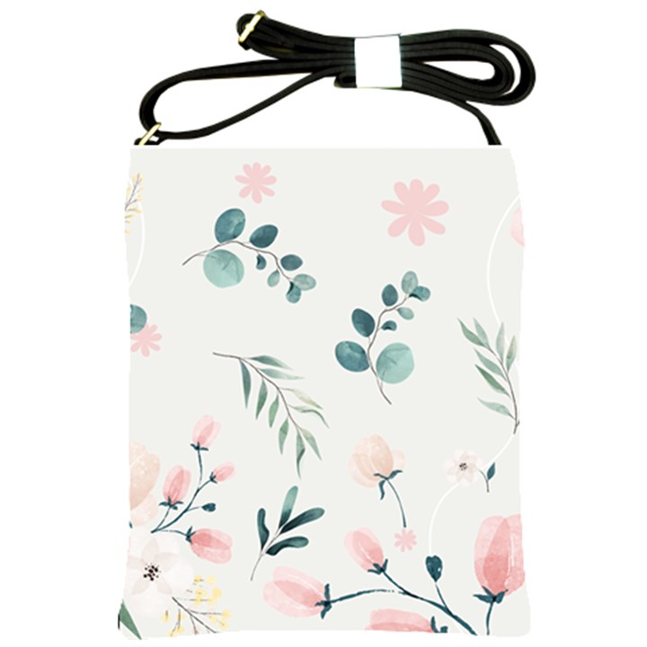 Flower Branch Corolla Wreath Lease Shoulder Sling Bag