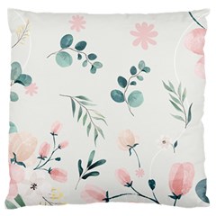 Flower Branch Corolla Wreath Lease Standard Premium Plush Fleece Cushion Case (one Side) by Grandong