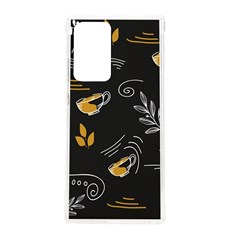 Leaves Coffee Digital Paper Cup Samsung Galaxy Note 20 Ultra Tpu Uv Case by Grandong