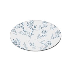 Flowers Floral Design Pattern Sticker (oval) by Grandong