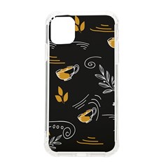 Leaves Coffee Digital Paper Cup Iphone 11 Tpu Uv Print Case by Grandong