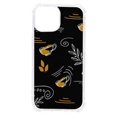 Leaves Coffee Digital Paper Cup Iphone 13 Mini Tpu Uv Print Case by Grandong