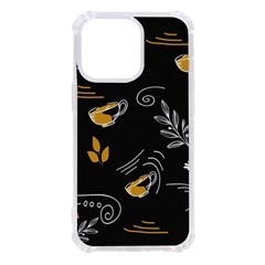 Leaves Coffee Digital Paper Cup Iphone 13 Pro Tpu Uv Print Case by Grandong