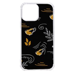 Leaves Coffee Digital Paper Cup Iphone 13 Pro Max Tpu Uv Print Case by Grandong