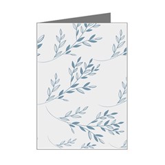 Flowers Floral Design Pattern Mini Greeting Card by Grandong