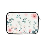 Flower Branch Corolla Wreath Lease Apple MacBook Pro 15  Zipper Case Front