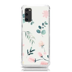 Flower Branch Corolla Wreath Lease Samsung Galaxy S20 6 2 Inch Tpu Uv Case by Grandong