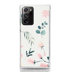 Flower Branch Corolla Wreath Lease Samsung Galaxy Note 20 Ultra Tpu Uv Case by Grandong