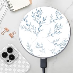 Flowers Floral Design Pattern Wireless Fast Charger(white) by Grandong