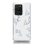 Flowers Floral Design Pattern Samsung Galaxy S20 Ultra 6.9 Inch TPU UV Case Front