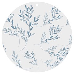 Flowers Floral Design Pattern Uv Print Acrylic Ornament Round by Grandong