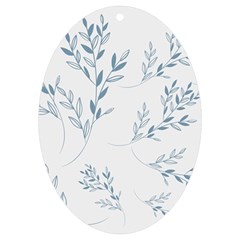 Flowers Floral Design Pattern Uv Print Acrylic Ornament Oval by Grandong