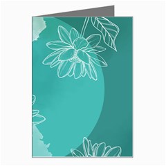 Flowers  Floral Design Background Greeting Card by Grandong