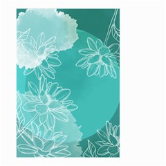 Flowers  Floral Design Background Small Garden Flag (two Sides) by Grandong