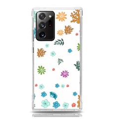 Flower Leaves Background Floral Samsung Galaxy Note 20 Ultra Tpu Uv Case by Grandong