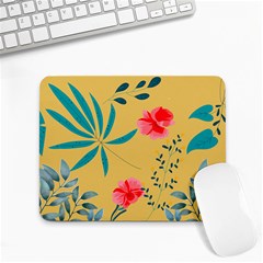 Flowers Petals Leaves Plants Small Mousepad by Grandong