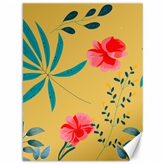 Flowers Petals Leaves Plants Canvas 36  X 48  by Grandong