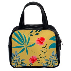 Flowers Petals Leaves Plants Classic Handbag (two Sides) by Grandong