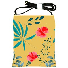 Flowers Petals Leaves Plants Shoulder Sling Bag by Grandong