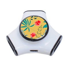 Flowers Petals Leaves Plants 3-port Usb Hub by Grandong