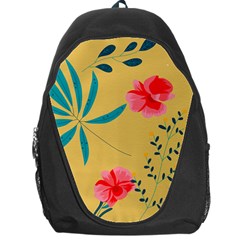 Flowers Petals Leaves Plants Backpack Bag by Grandong