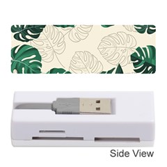 Leaves Monstera Background Memory Card Reader (stick) by Grandong