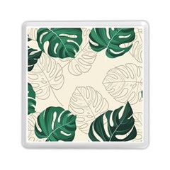 Leaves Monstera Background Memory Card Reader (square) by Grandong