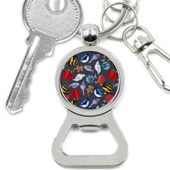 Sea Animals Pattern Wallpaper Fish Bottle Opener Key Chain by Grandong