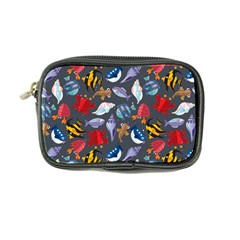 Sea Animals Pattern Wallpaper Fish Coin Purse by Grandong