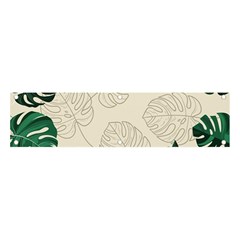 Leaves Monstera Background Banner And Sign 4  X 1  by Grandong