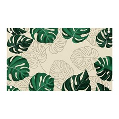 Leaves Monstera Background Banner And Sign 5  X 3  by Grandong