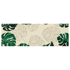 Leaves Monstera Background Banner And Sign 9  X 3  by Grandong