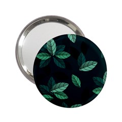 Leaves Foliage Plants Pattern 2.25  Handbag Mirrors