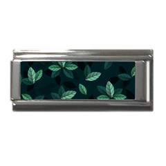 Leaves Foliage Plants Pattern Superlink Italian Charm (9mm)