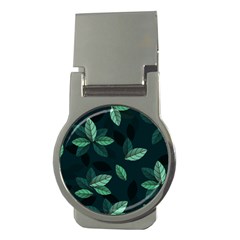 Leaves Foliage Plants Pattern Money Clips (Round) 