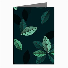 Leaves Foliage Plants Pattern Greeting Cards (Pkg of 8)