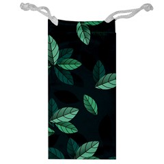 Leaves Foliage Plants Pattern Jewelry Bag