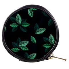 Leaves Foliage Plants Pattern Mini Makeup Bag