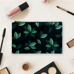 Leaves Foliage Plants Pattern Cosmetic Bag (Medium)