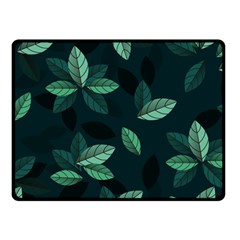 Leaves Foliage Plants Pattern Fleece Blanket (Small)