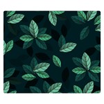 Leaves Foliage Plants Pattern Two Sides Premium Plush Fleece Blanket (Small) 50 x40  Blanket Front