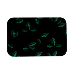 Leaves Foliage Plants Pattern Open Lid Metal Box (Silver)  