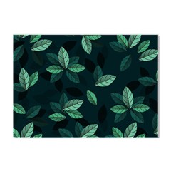 Leaves Foliage Plants Pattern Crystal Sticker (a4) by Grandong